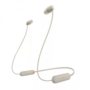 Sony WI-C100 Kopfhörer Kabellos In-Ear Telefonate/Musik Bluetooth Beige