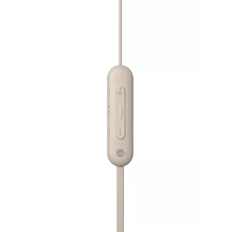 Sony WI-C100 Kopfhörer Kabellos In-Ear Telefonate/Musik Bluetooth Beige