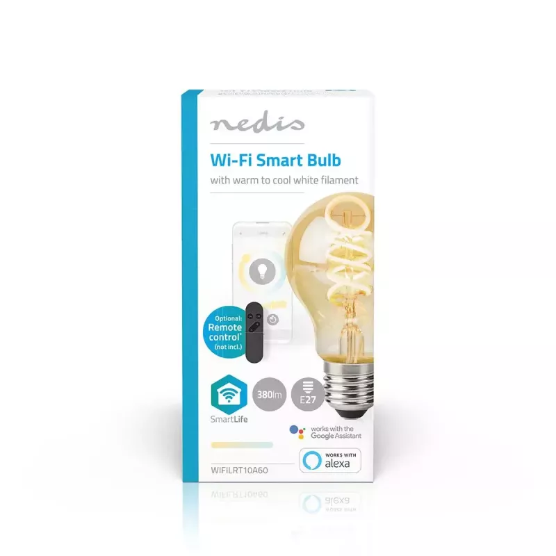 LED-Lampe Nedis SmartLife 4,9 W (E27) 360 lm, kaltweiß / warmweiß, 10.000 h Lebensdauer
