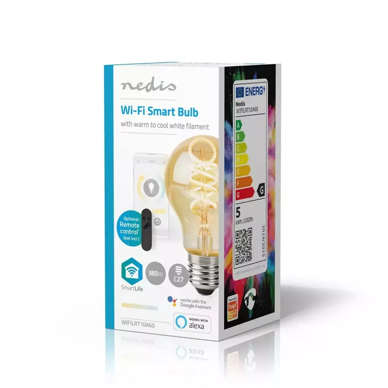 LED-Lampe Nedis SmartLife 4,9 W (E27) 360 lm, kaltweiß / warmweiß, 10.000 h Lebensdauer