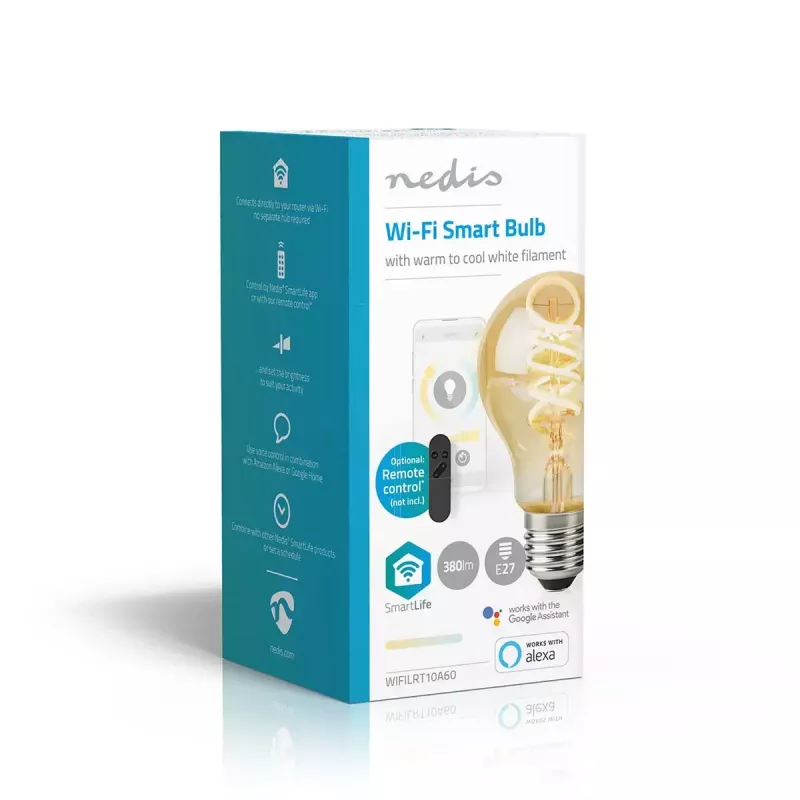 LED-Lampe Nedis SmartLife 4,9 W (E27) 360 lm, kaltweiß / warmweiß, 10.000 h Lebensdauer