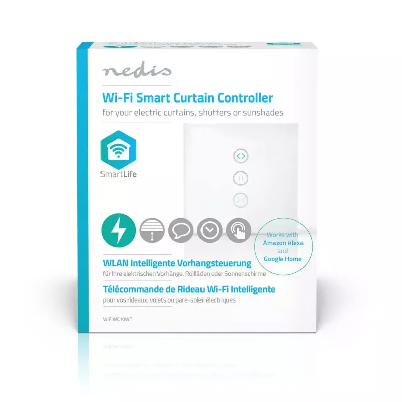 Wandmontierter WWAN-Transmitter Nedis WIFIWC10WT — Kabelgebundene & kabellose Smart-Home-Schnittstelle