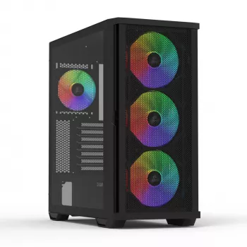 Zalman Z10 PLUS Computergehäuse Midi Tower Schwarz