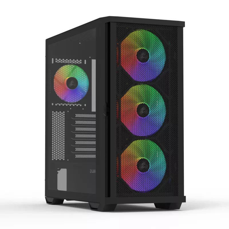 Zalman Z10 PLUS Computergehäuse Midi Tower Schwarz