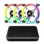Zalman ZM-LF120A3 Computer-Kühlsystem Computergehäuse Lüfter 12 cm Schwarz, Weiß