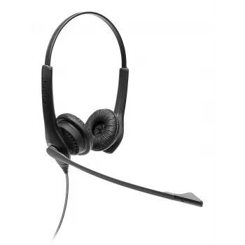 Jabra BIZ 1100 EDU DUO 3,5 mm, Kabelgebunden, 80 - 20000 Hz, Bildung, 89 g, Headset, Schwarz