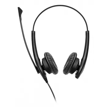 Jabra BIZ 1100 EDU DUO 3,5 mm, Kabelgebunden, 80 - 20000 Hz, Bildung, 89 g, Headset, Schwarz