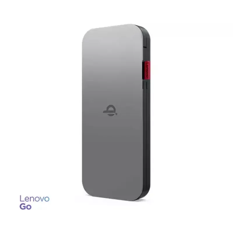 Lenovo GO Lithium-Polymer (LiPo) 10000 mAh Kabelloses Laden Grau