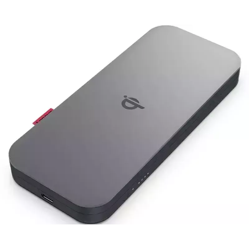 Lenovo GO Lithium-Polymer (LiPo) 10000 mAh Kabelloses Laden Grau