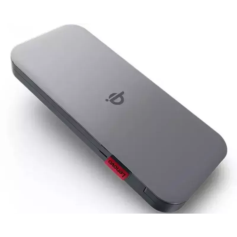 Lenovo GO Lithium-Polymer (LiPo) 10000 mAh Kabelloses Laden Grau