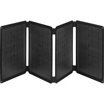 Sandberg Solar-Ladegerät 60W QC3.0+PD+DC Monokristallin Schwarz