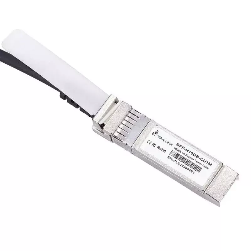 Extralink EX.2268 InfiniBand/Glasfaserkabel 1 m SFP+ DAC Schwarz