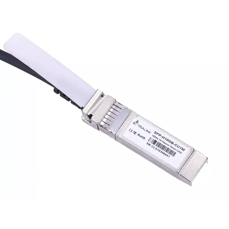 Extralink EX.2268 InfiniBand/Glasfaserkabel 1 m SFP+ DAC Schwarz