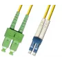 Microconnect FIB841001 InfiniBand/Lichtwellenleiterkabel 1 m SC LC Gelb