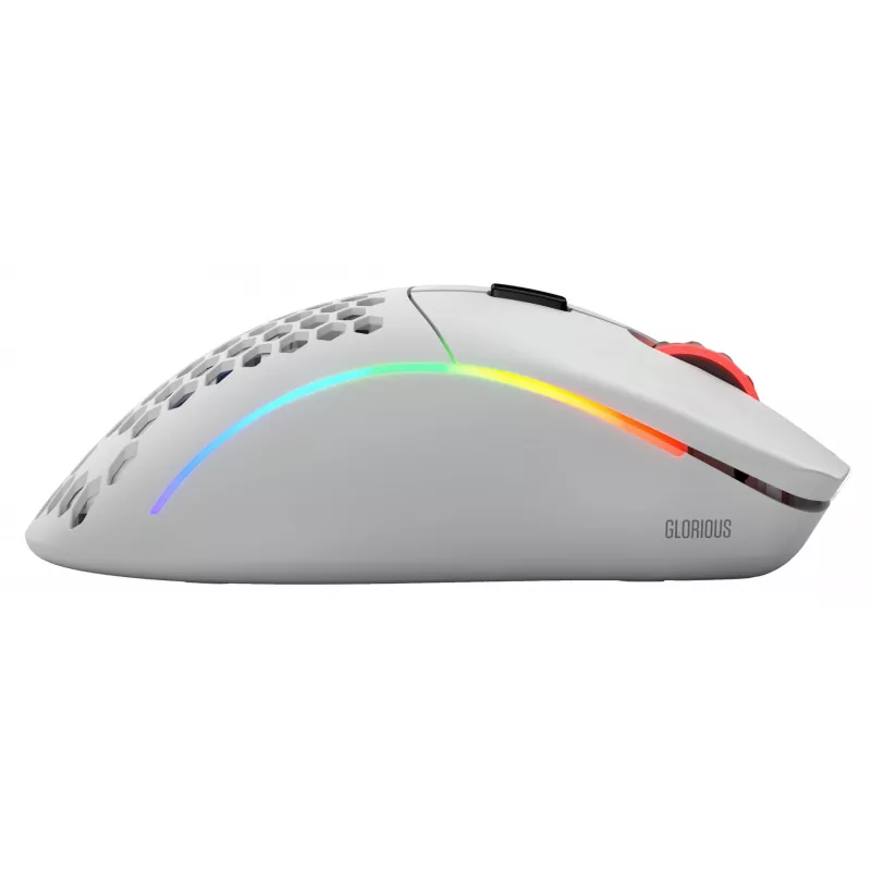 Glorious Gaming Glorious Model D Wireless - Mattweiß, Rechtshänder, RF Wireless, 19000 DPI, Weiß