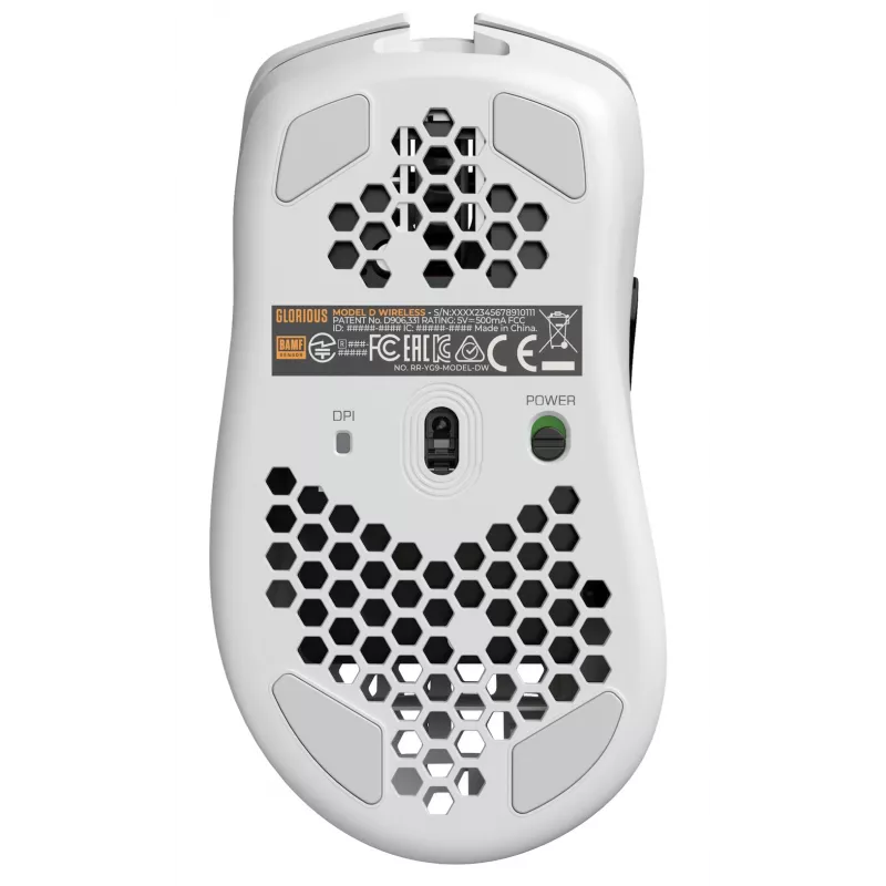 Glorious Gaming Glorious Model D Wireless - Mattweiß, Rechtshänder, RF Wireless, 19000 DPI, Weiß