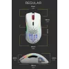 Glorious Gaming Glorious Model D Wireless - Mattweiß, Rechtshänder, RF Wireless, 19000 DPI, Weiß