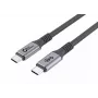 Microconnect USB3.2CC2 USB-Kabel USB 3.2 Gen 2 (3.1 Gen 2) 2 m USB C Schwarz
