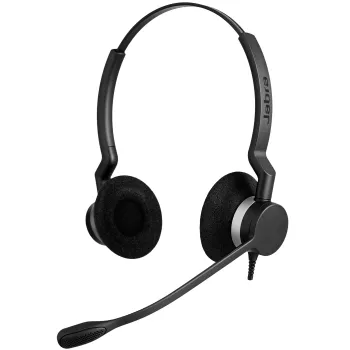 Jabra Biz 2300 QD, Wideband, Duo, Kabelgebunden, Büro/Callcenter, 150 - 6800 Hz, 65 g, Headset, Schwarz