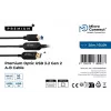 Microconnect MC-USB3.0AB20OP USB-Kabel USB 3.2 Gen 2 (3.1 Gen 2) 20 m USB A USB B Schwarz