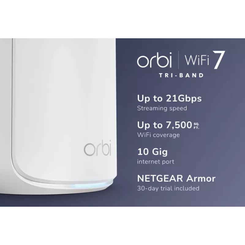 NETGEAR Orbi 870 Tri-Band (2,4 GHz / 5 GHz / 6 GHz) Weiß 5 Intern