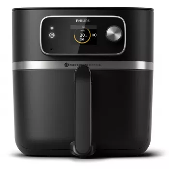 Heißluftfritteuse Philips 7000-Serie HD9880/90 8,3 l 2200 W Schwarz Edelstahl