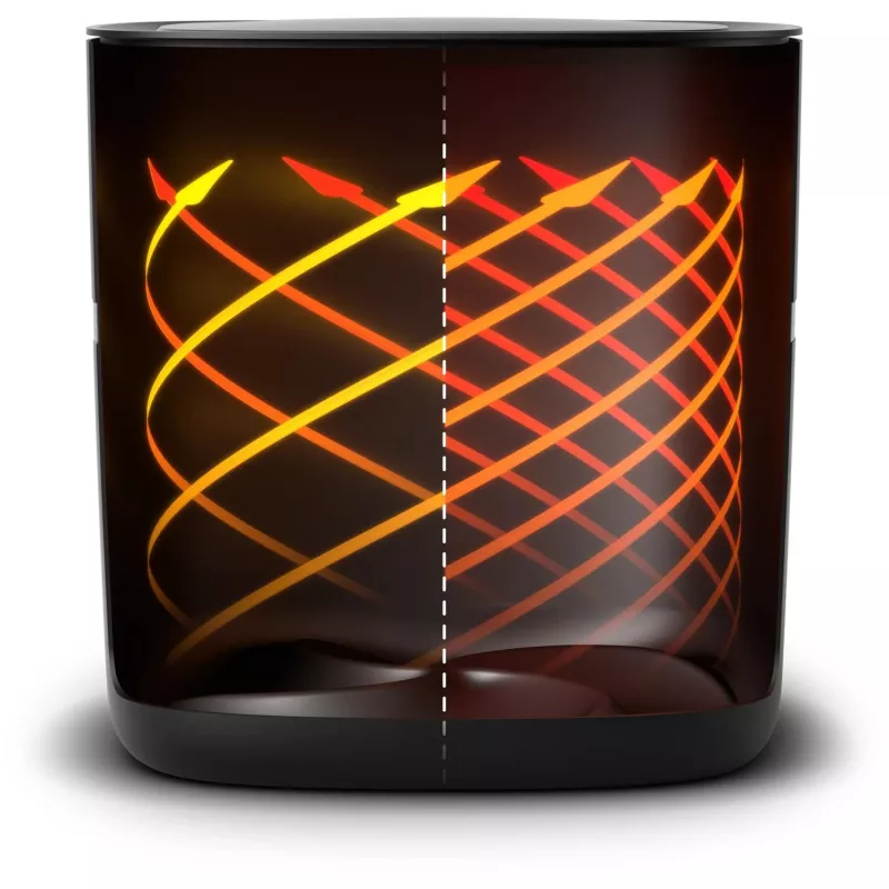 Heißluftfritteuse Philips 7000-Serie HD9880/90 8,3 l 2200 W Schwarz Edelstahl