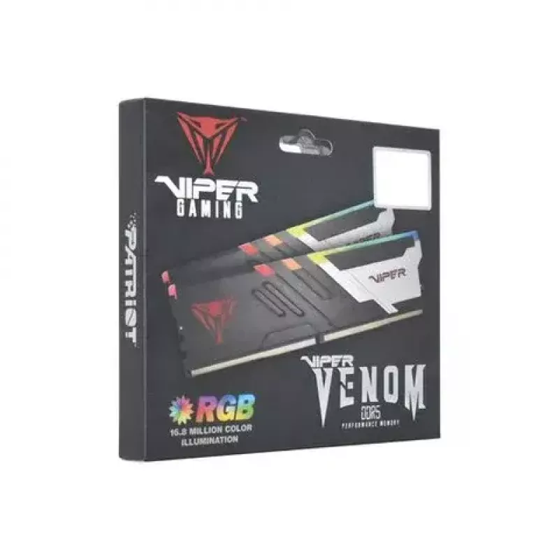 Patriot 32 GB DIMM 7000 (2x 16 GB) Dual-Kit (schwarz, PVVR532G700C32K, Viper Venom RGB, INTEL XMP)
