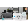 Smart-Steckdose Nedis WIFIP121FWT3 – Wi-Fi-Innensteckdose, 3er-Pack