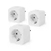 Smart-Steckdose Nedis WIFIP121FWT3 – Wi-Fi-Innensteckdose, 3er-Pack