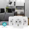 Smart-Steckdose Nedis WIFIP121FWT3 – Wi-Fi-Innensteckdose, 3er-Pack