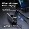 Ugreen 20000mAh 130W Schnellladung Powerbank Lithium Grau