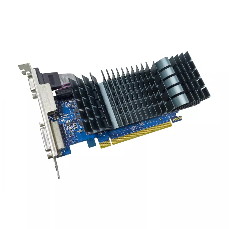 Grafikkarte ASUS GeForce GT 710 — 2 GB GDDR5, 64-Bit, PCIe 2.0, passive Kühlung
