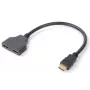 Microconnect HDMI-Y-Splitter-Kabel, 0,2 m, HDMI Typ A (Standard), 2 x HDMI Typ A (Standard), 1920 x 1200 Pixel, Schwarz