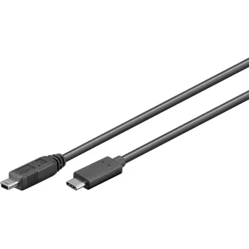 Microconnect USB3.1CMB505 USB-Kabel USB 3.2 Gen 1 (3.1 Gen 1) 0,5 m USB C Mini-USB B Schwarz