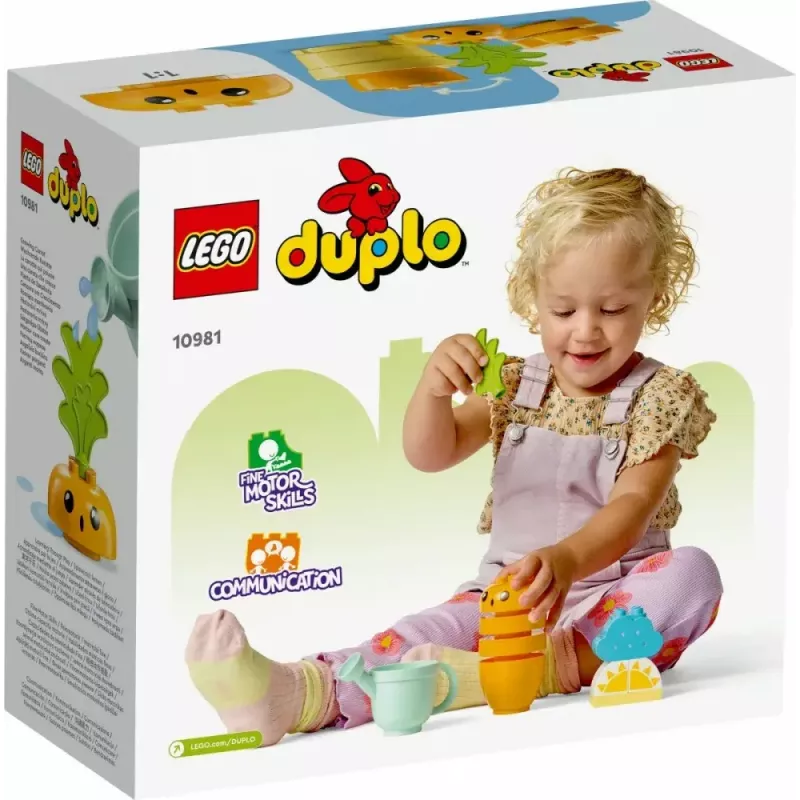 LEGO Duplo 10981 Wachsende Karotte – interaktives Bau- und Spielset für Kleinkinder
