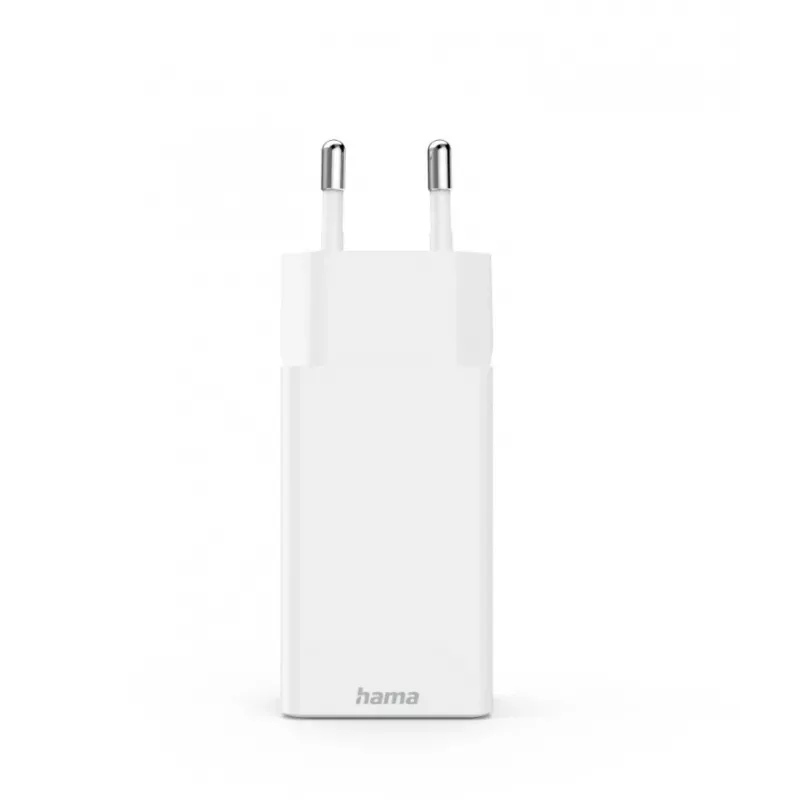 Hama 00201995 Ladegerät für Mobilgeräte Smartphone Weiß AC Schnellladung Innen, Außen