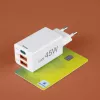 Hama 00201995 Ladegerät für Mobilgeräte Smartphone Weiß AC Schnellladung Innen, Außen