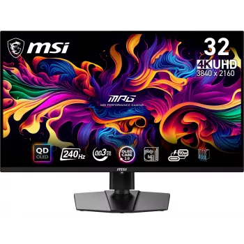 MSI MPG 321URX QD-OLED Computermonitor 80 cm (31,5 Zoll) 3840 x 2160 Pixel 4K Ultra HD Schwarz