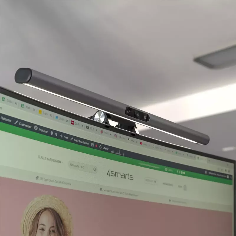 4smarts 2in1 LightBar Pro ABS Silber 447g