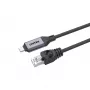 Netzwerkkabel UNITEK C18148AGY01-3M RJ45 Cat6 3m Schwarz