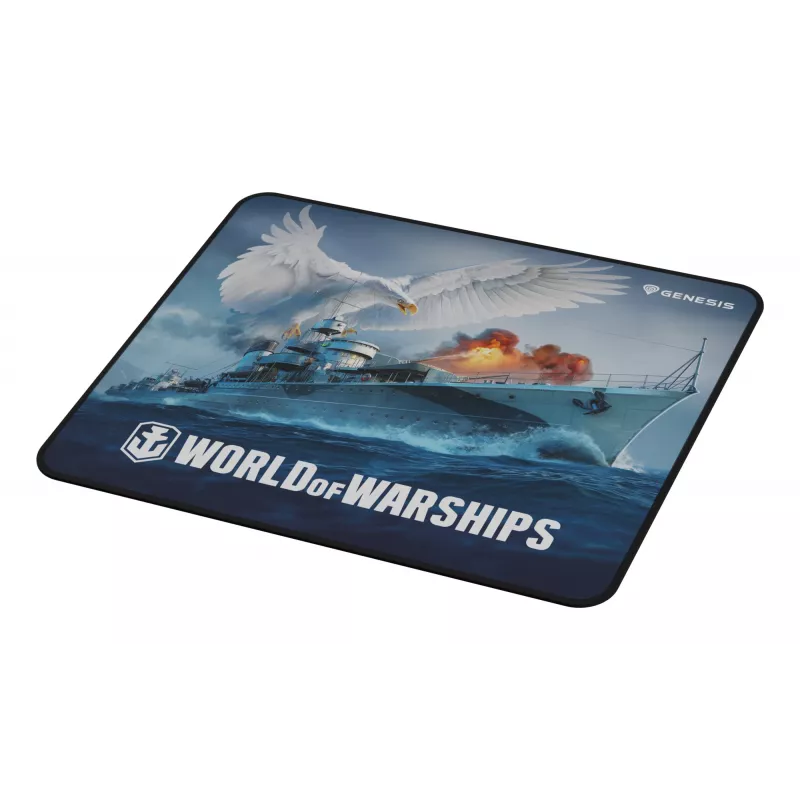 Mauspad GENESIS NPG-1738 — Gaming-Stoff/Gummi, 300×250 mm, 2,5 mm, mehrfarbig, wasserdicht