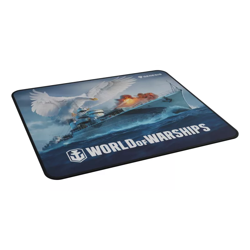 Mauspad GENESIS NPG-1738 — Gaming-Stoff/Gummi, 300×250 mm, 2,5 mm, mehrfarbig, wasserdicht