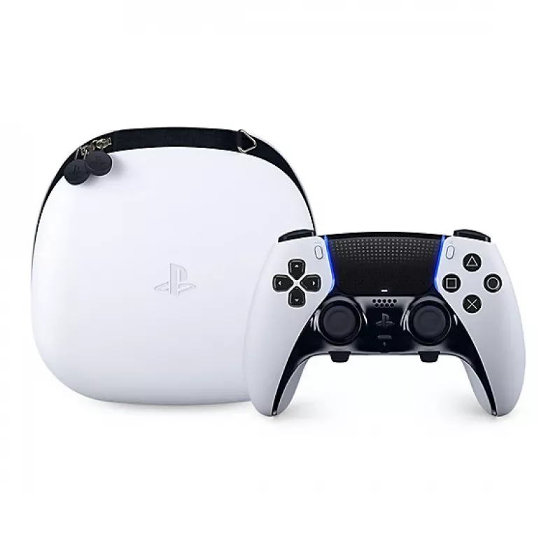 Gamepad Sony DualSense Edge für PlayStation 5 — Kabelgebunden & Kabellos (Bluetooth/USB), Schwarz/Weiß