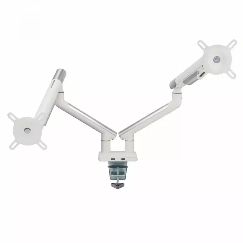 Schreibtisch-Monitorhalterung ART RAMM L-20GD für zwei Bildschirme 17 Zoll–32 Zoll verstellbarer Arm VESA-kompatibel