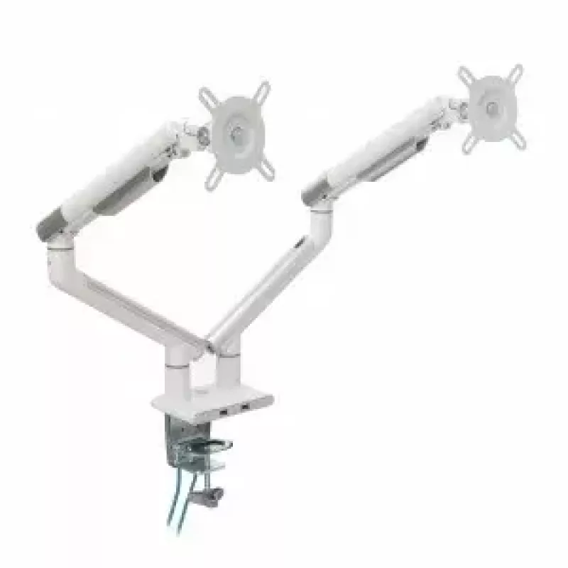 Schreibtisch-Monitorhalterung ART RAMM L-20GD für zwei Bildschirme 17 Zoll–32 Zoll verstellbarer Arm VESA-kompatibel