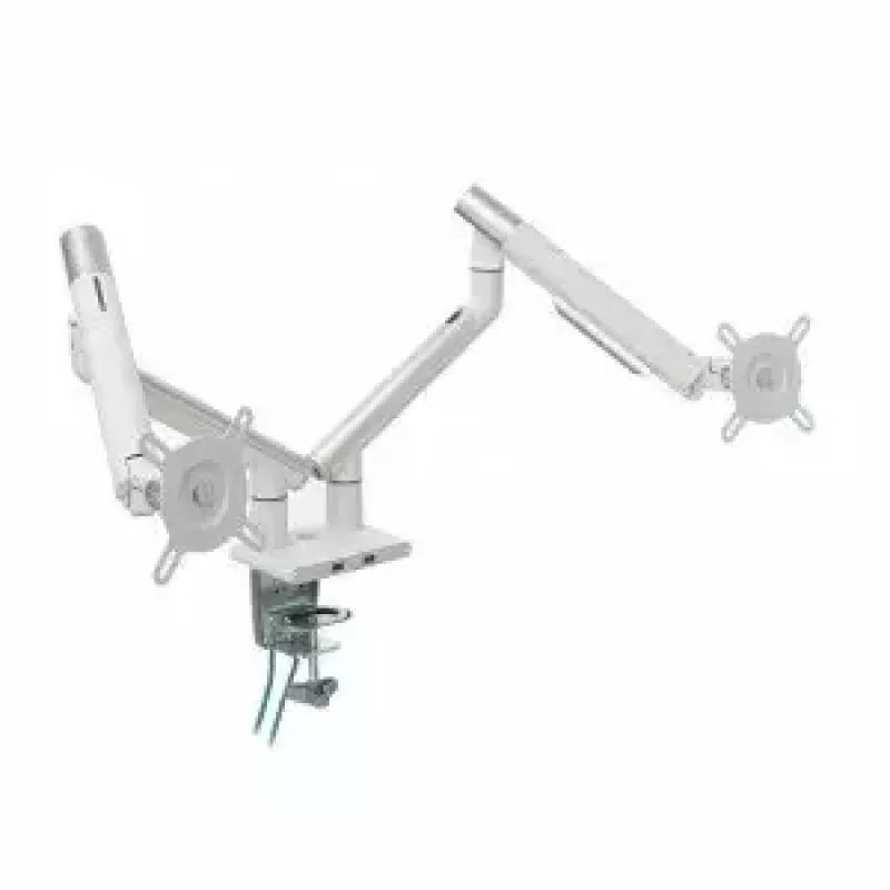 Schreibtisch-Monitorhalterung ART RAMM L-20GD für zwei Bildschirme 17 Zoll–32 Zoll verstellbarer Arm VESA-kompatibel