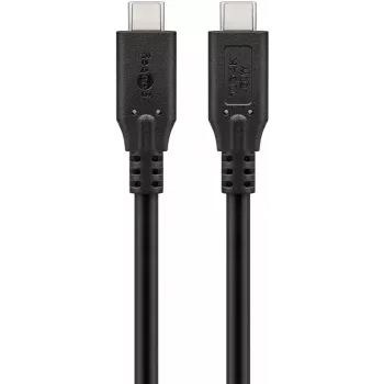 USB-Kabel Goobay 74205 USB 3.2 Gen 1 1m USB-C Schwarz