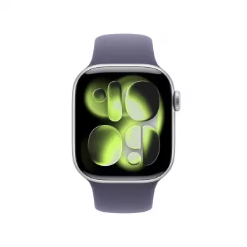 Smartwatch Apple Watch Series 11 GPS + Cellular 42mm Silber Aluminium Armband Purple Fog