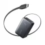 Powerbank Anker Nano 45W mit integriertem einziehbaren USB-C-Kabel A1638H11 10000 mAh Schwarz